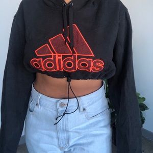 Adidas hoodie reworked
